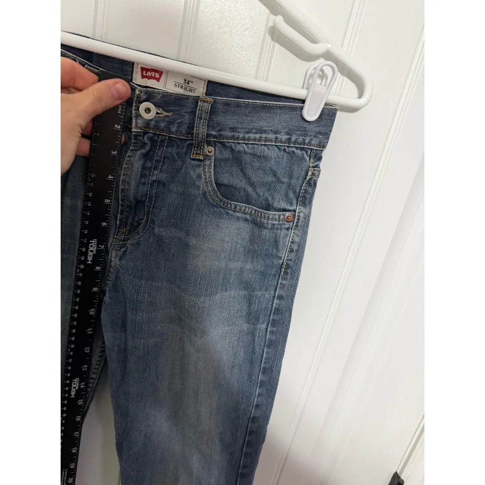 Levi's Jeans Boys 18 Reg 514 Straight Fit Medium Wash Blue Denim Pants EUC